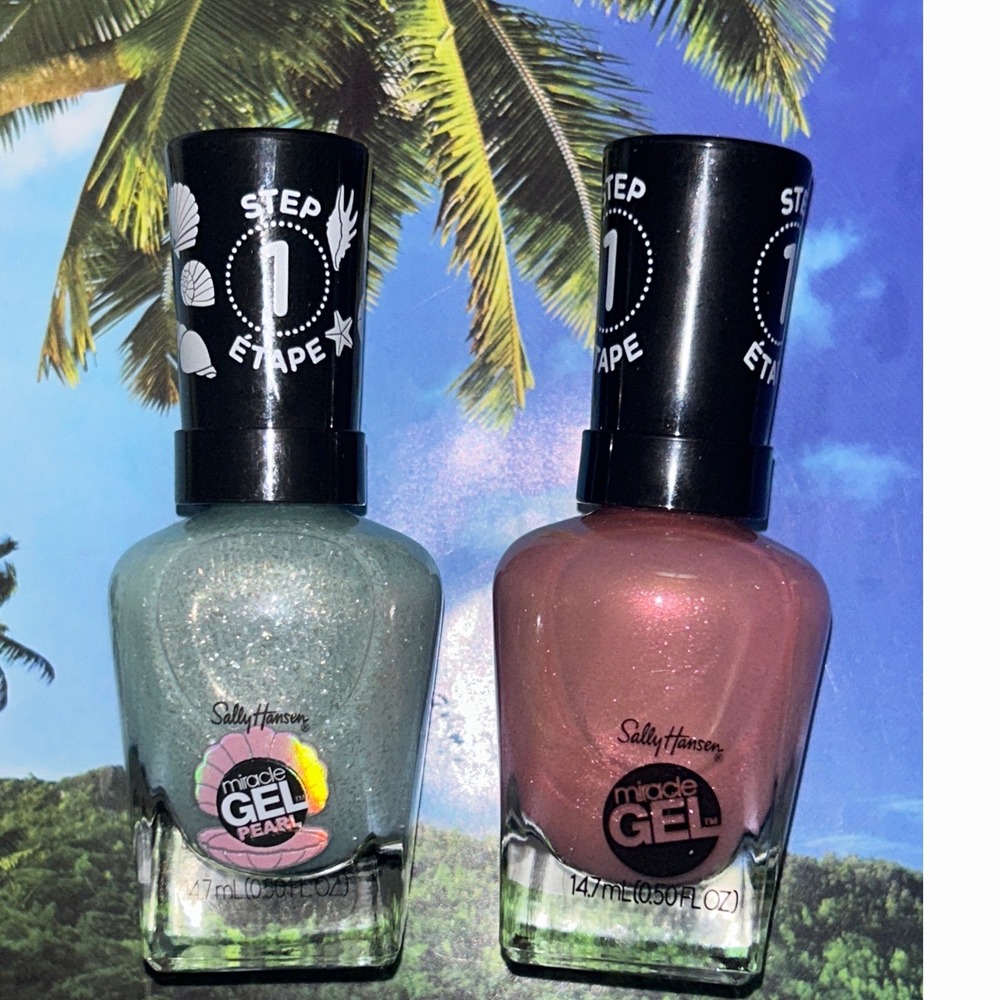 Sally Hansen Miracle Gel Nail Polish Set 903 Seas the Day & 241 Home Sweet Home